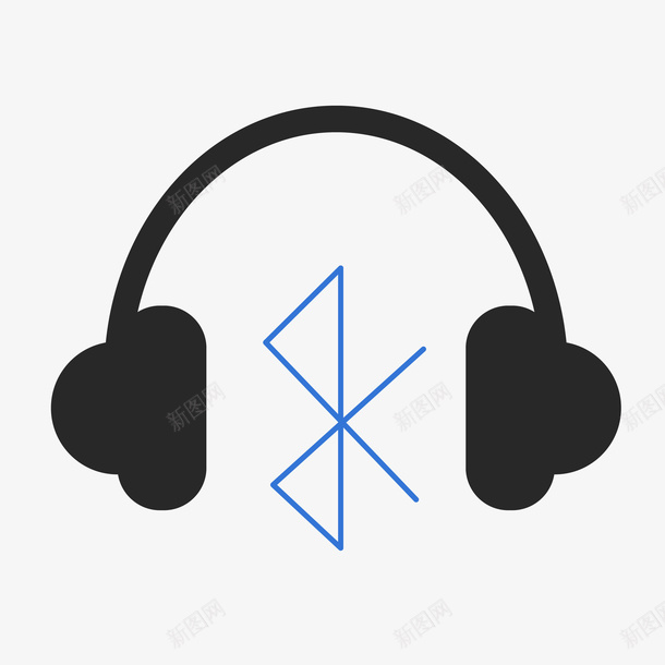 蓝牙耳机无线耳机蓝牙耳机图标png_新图网 https://ixintu.com 无线耳机 耳机 蓝牙 蓝牙耳机