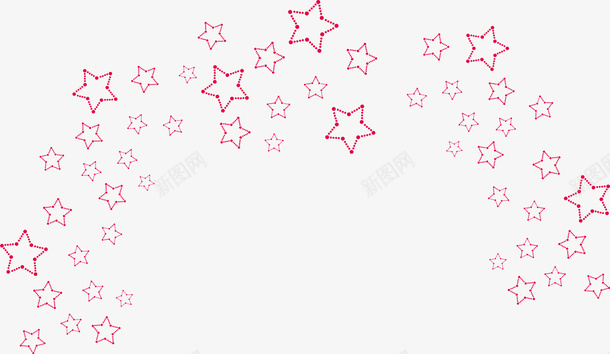 紫色漂浮星星png免抠素材_新图网 https://ixintu.com 五角星 夜空 漂浮星星 紫色星星 繁星点点 线条星星