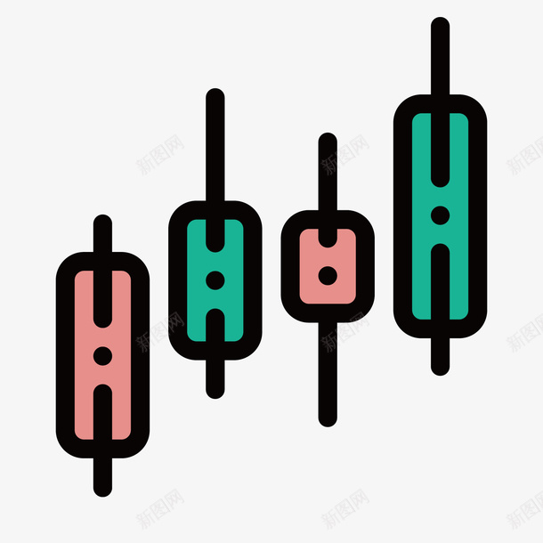 扁平化肉串矢量图图标ai_新图网 https://ixintu.com UI图标 小标志 扁平化 扁平图标 手机图标 网页图标 肉串 矢量图