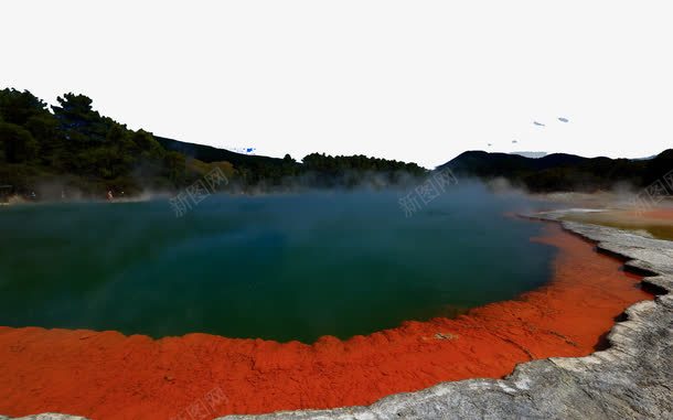 新西兰香槟池十六png免抠素材_新图网 https://ixintu.com 名胜古迹 旅游风景 著名建筑