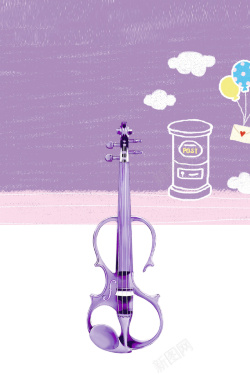 小提琴封面音乐会音乐培训海报背景高清图片