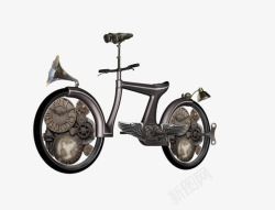 古代自行车古代自行车模具高清图片