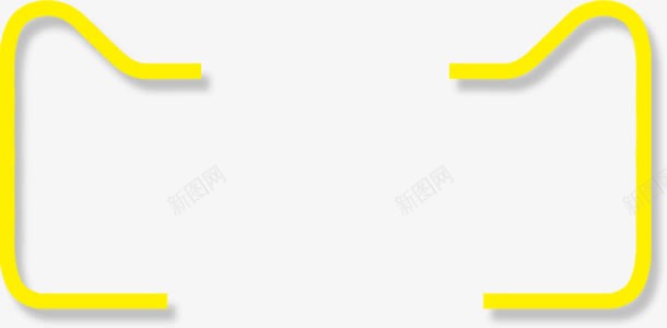创意扁平合成黄色的天猫头部png免抠素材_新图网 https://ixintu.com 创意 合成 头部 扁平 黄色