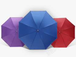 伞红色蓝色紫色素材