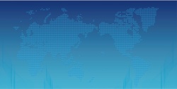 几何世界地图蓝色渐变商务世界地图科技背景矢量图高清图片