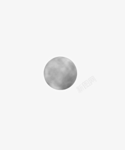 外发光中秋节白色圆月高清图片