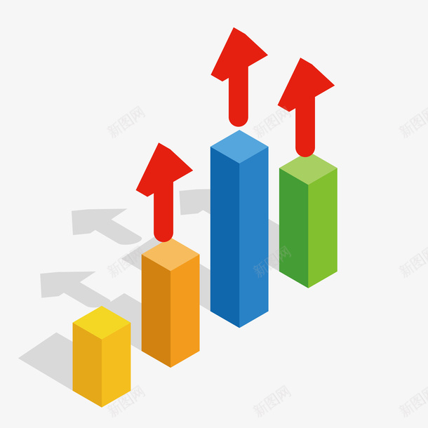 数据指示上升图案矢量图eps免抠素材_新图网 https://ixintu.com 上升 卡通 图案 小清新 扁平化 数据 简约 装饰 矢量图