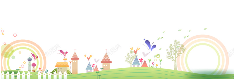 卡通背景矢量图背景