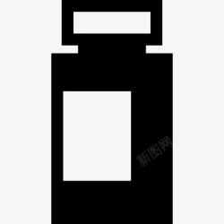化学药药瓶标签图标高清图片