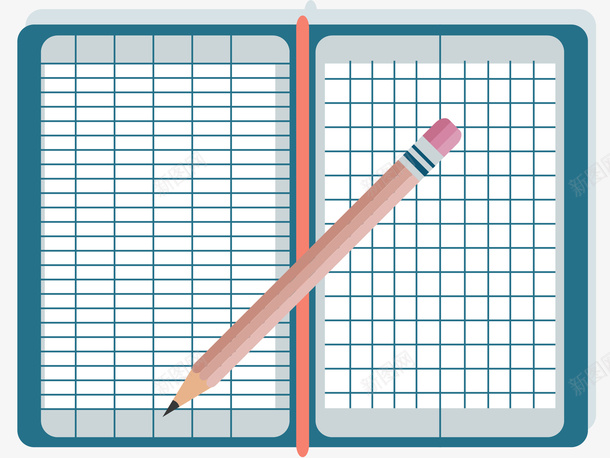 铅笔表格卡通风格矢量图ai免抠素材_新图网 https://ixintu.com 卡通设备 测量员 测量员设备 设备 铅笔表格 矢量图