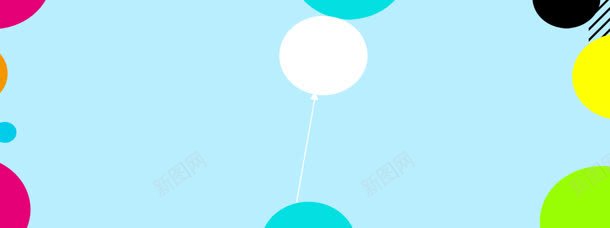 蓝色背景小清新背景