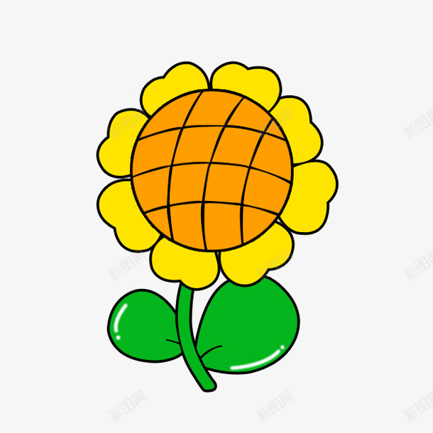 向日葵png免抠素材_新图网 https://ixintu.com 可爱花朵 向日葵 向阳花 黄色花朵