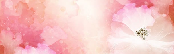 手绘粉色系花朵背景图jpg设计背景_新图网 https://ixintu.com 手绘 花