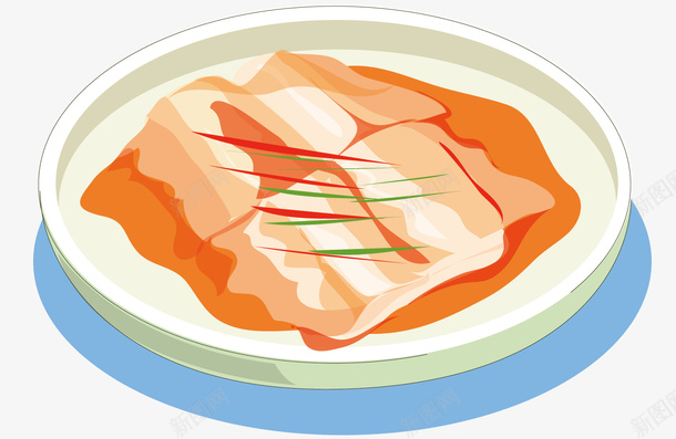 盘子里的肉矢量图ai免抠素材_新图网 https://ixintu.com 吃的 盘子里的肉 美味的 肉 食品 食物 鱼肉 矢量图