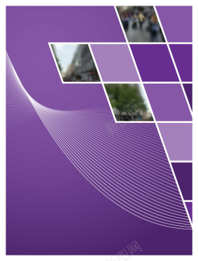 紫色纹理方格几何商务矢量背景背景