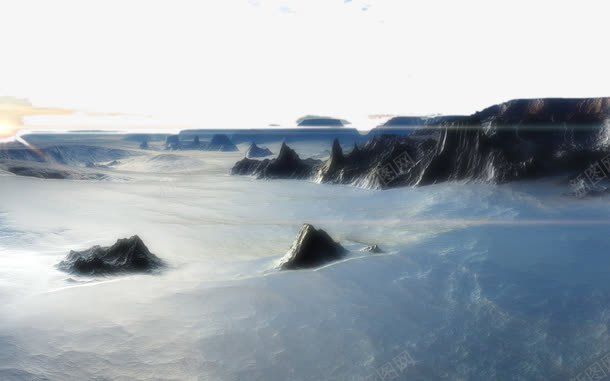 南极洲自然风景一png免抠素材_新图网 https://ixintu.com 名胜古迹 旅游风景 著名建筑