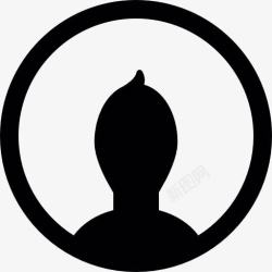 圆剪影阿凡达里面一圈图标高清图片