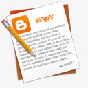 blogicons博客文本写注写作文件文件编辑博图标高清图片