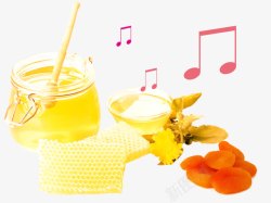 蜜饯和罐装蜂王胶素材