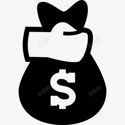 手拿着钱袋子的美元图标png_新图网 https://ixintu.com 一方面 拿着钱袋子 生意 美元 袋 袋子 金钱 钱的图标