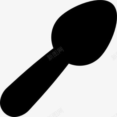 勺子的轮廓图标图标