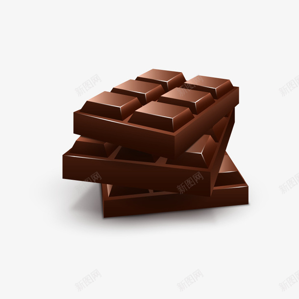 巧克力矢量图ai免抠素材_新图网 https://ixintu.com 巧克力块 高清 矢量图