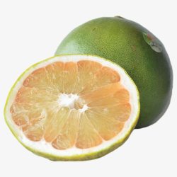 泰国柚子切开的水果青柚高清图片