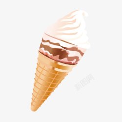 甜筒冰淇淋卡通冰淇淋冰糕雪糕甜筒高清图片