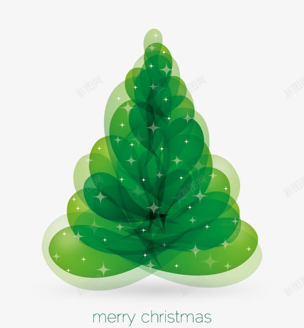 圣诞树插图png免抠素材_新图网 https://ixintu.com 圣诞 圣诞树