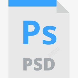 PS文件格式PSD图标高清图片