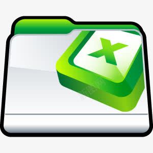 微软Excel文件夹文件夹图标图标