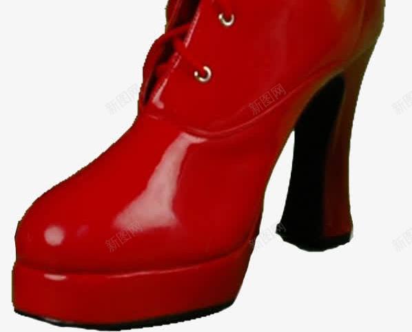 红色长靴png免抠素材_新图网 https://ixintu.com 产品实物 女鞋 长靴 靴子