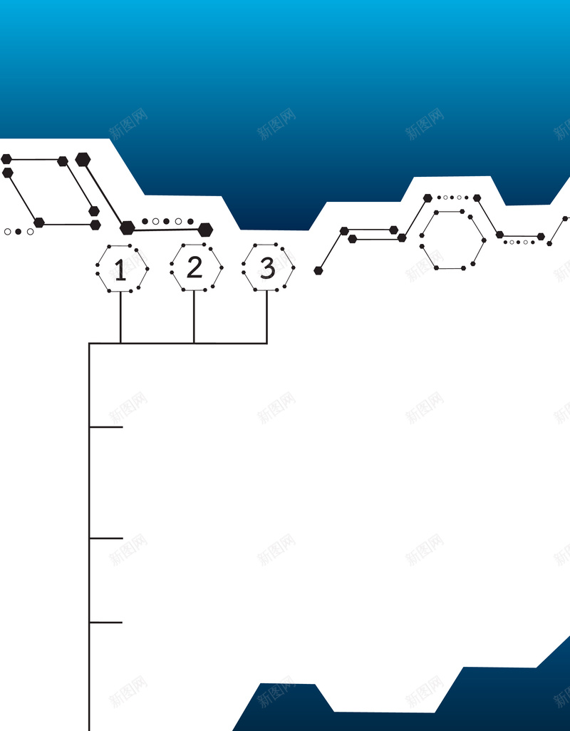 蓝色几何图形矢量图ai设计背景_新图网 https://ixintu.com 几何 图形 扁平 渐变 线条 蓝色 连线 矢量图