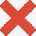红色的十字形图标png_新图网 https://ixintu.com 乘号 十字 十字形 叉号 红色叉叉