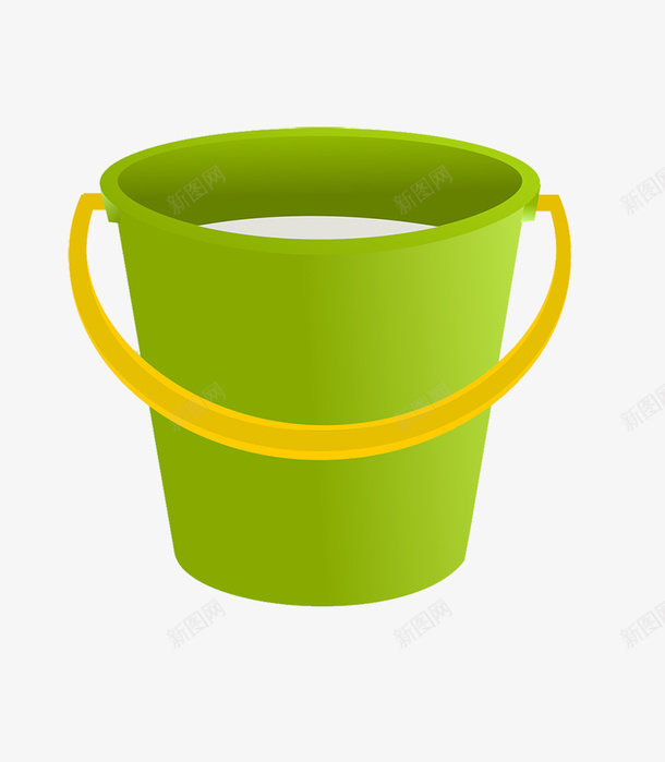 一个绿色水桶矢量图ai免抠素材_新图网 https://ixintu.com 一个水桶 提水桶 水桶 水桶PNG 矢量图 矢量水桶 绿色水桶 装着水的水桶