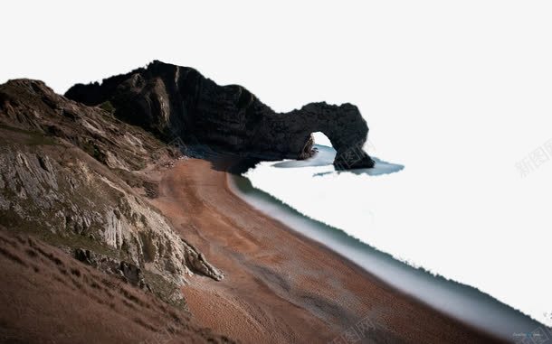 侏罗纪海岸杜德尔门八png免抠素材_新图网 https://ixintu.com 名胜古迹 旅游风景 著名建筑