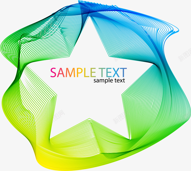 抽象彩色五角星矢量图eps免抠素材_新图网 https://ixintu.com 五角星 形状 彩色 抽象 矢量图