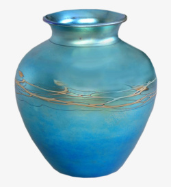 蓝色罐子蓝色陶瓷罐子高清图片