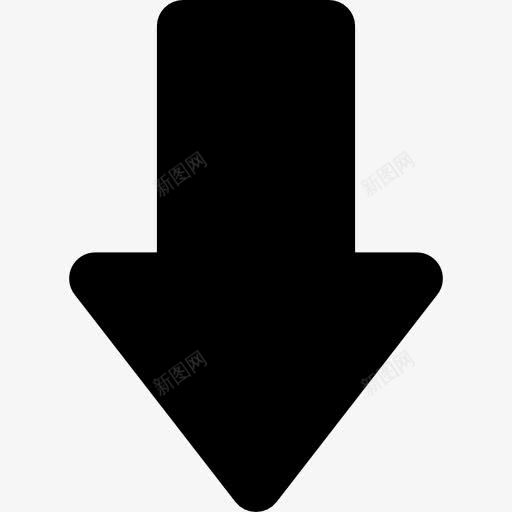 下面图标png_新图网 https://ixintu.com 下载 向下箭头 方向 方向标示 箭头方向