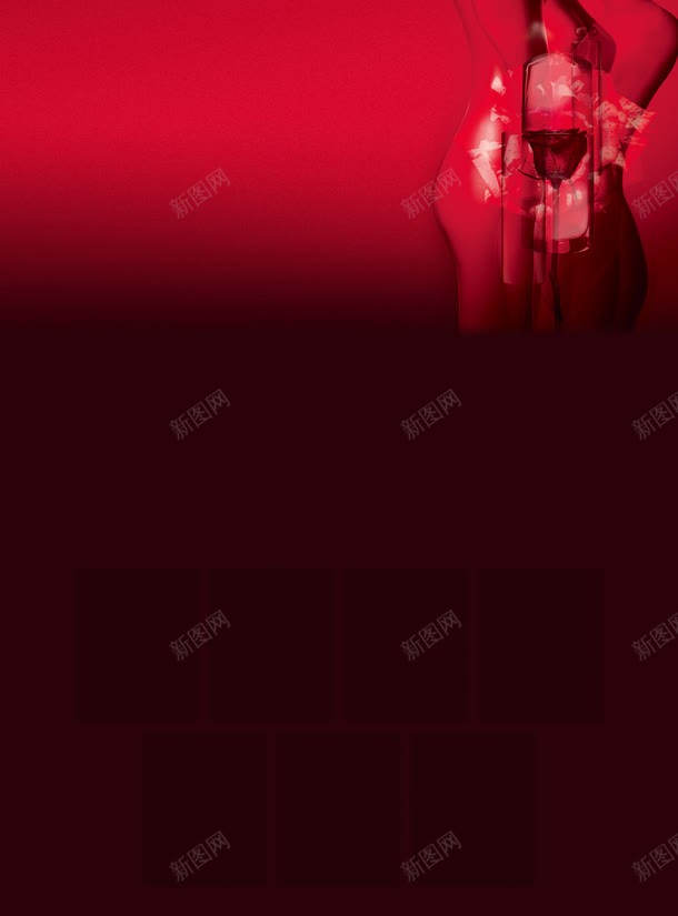 梦幻红色中国风海报jpg设计背景_新图网 https://ixintu.com 国风 梦幻 海报 红色