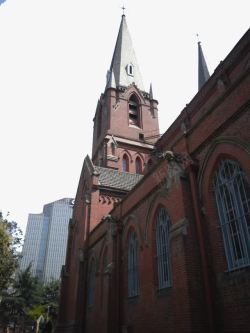 上海天主教堂三素材