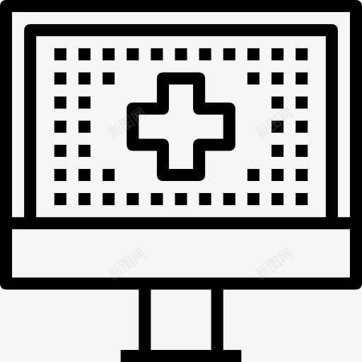 医疗记录图标png_新图网 https://ixintu.com 医疗 医疗记录 技术 电脑 记录 诊断