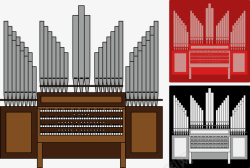矢量管风琴管风琴插图高清图片