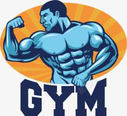 肌肉发达的男人肌肉发达的健身达人高清图片