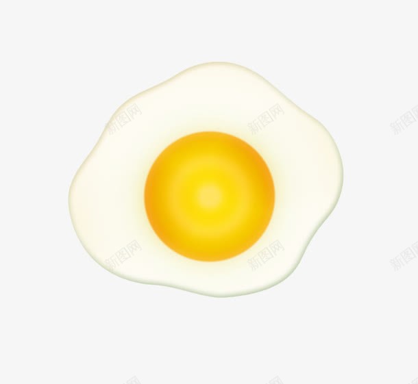 摊开的鸡蛋png免抠素材_新图网 https://ixintu.com 煎蛋 蛋清 蛋黄 食物 鸡蛋 黄色