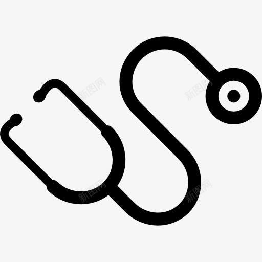 听诊器图标png_新图网 https://ixintu.com 保健和医疗 健康 医生的听诊器 医疗 听声器