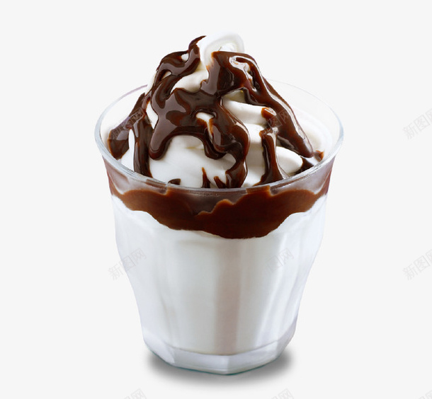 杯装冰淇淋png免抠素材_新图网 https://ixintu.com 巧克力 杯装 甜食