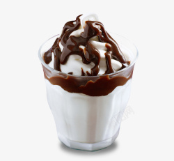 粉盒装巧克力杯装冰淇淋高清图片