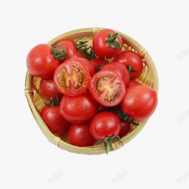 一碟蔬果实物图png免抠素材_新图网 https://ixintu.com 产品食物 圣女果 实物图 水果 番茄 蔬果 西红杮 西红柿