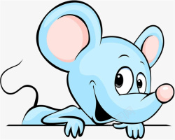 动物角色卡通老鼠偷偷地高清图片